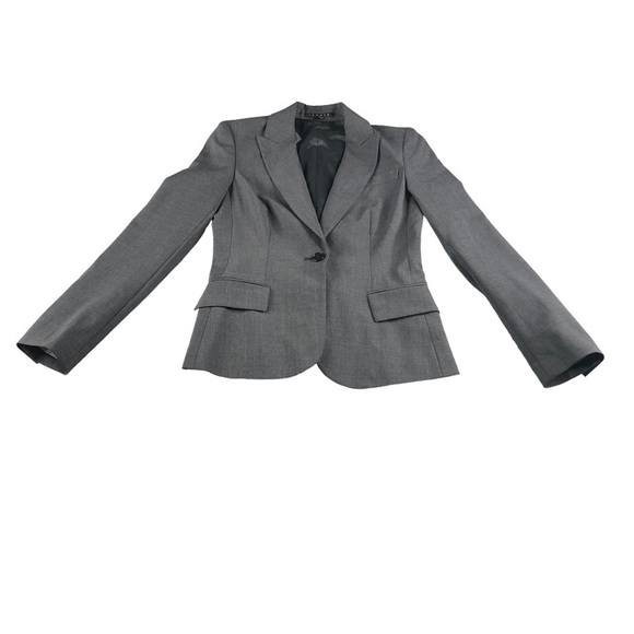 Vince Jackets & Blazers - NWT Theory Charcoal Gray Wool Blazer Career Professional Dark Academia Business